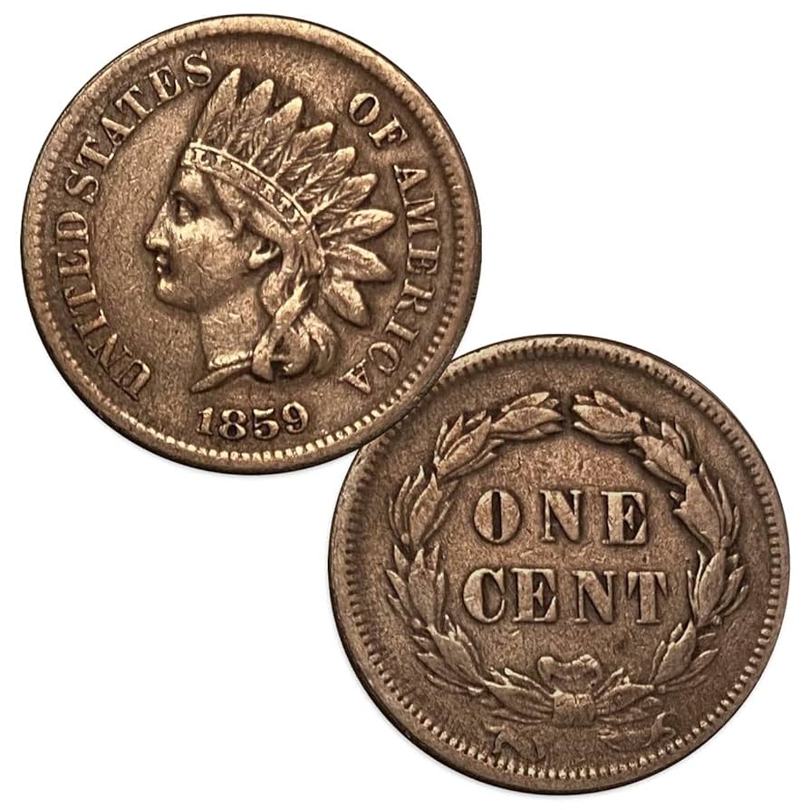 1859年 ！アメリカ！ インディアンヘッド 【初年度】【ノーシルド】 Amazon.com: American Coin Treasures First Year of Issue
